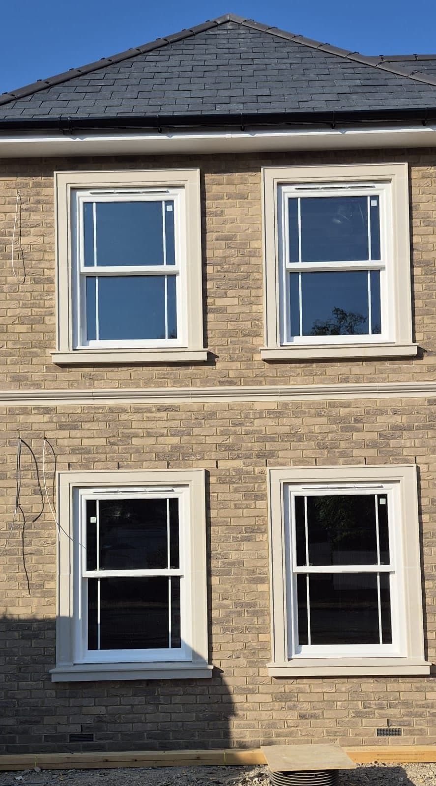 New build, stone surrounds